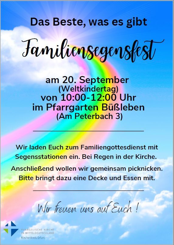 You are currently viewing Familiensegensfest 2023