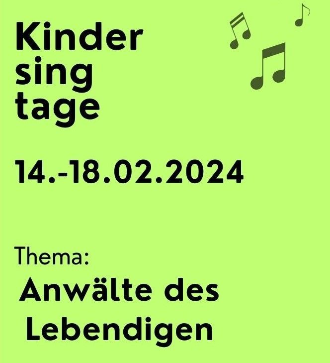 Read more about the article Kindersingtage 2024
