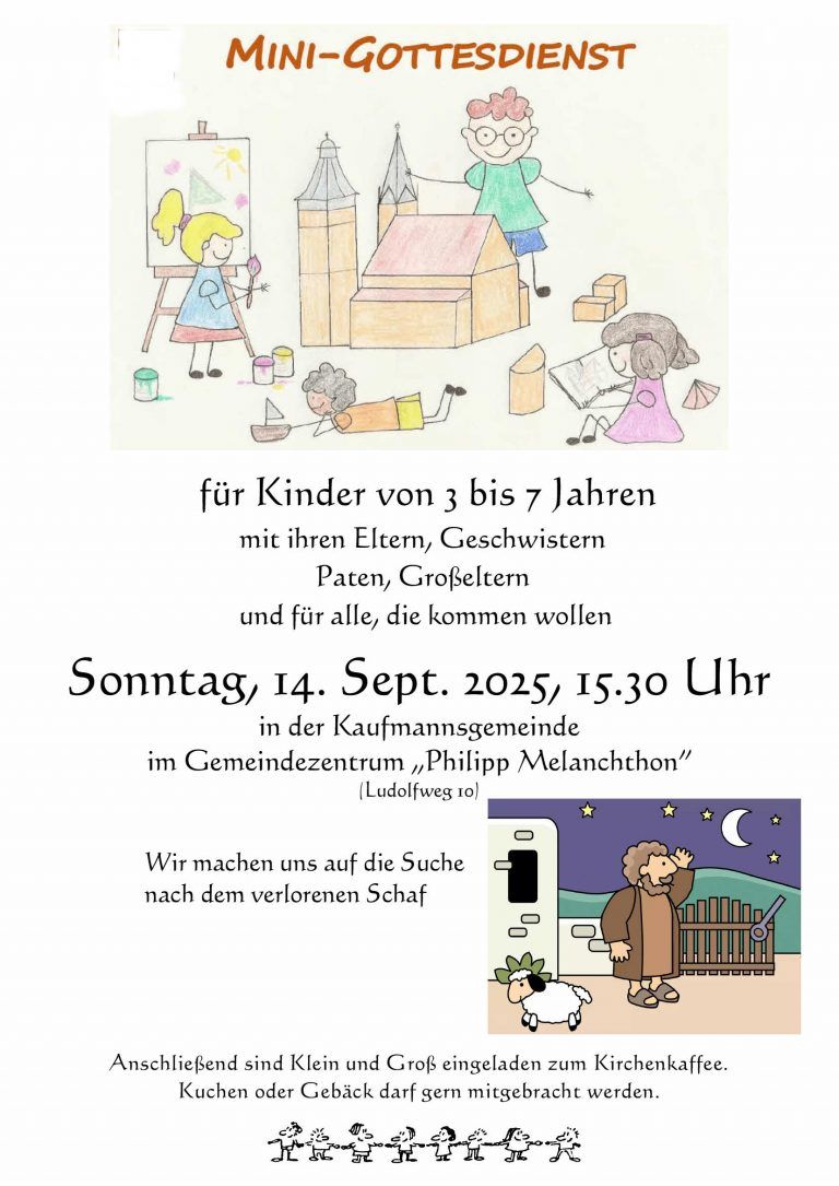 Mehr über den Artikel erfahren Mini-Gottesdienst sucht Schaf