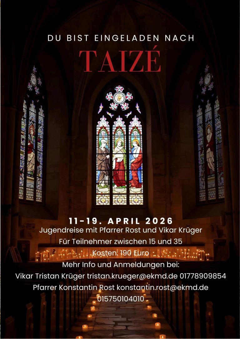 Mehr über den Artikel erfahren Taizéfahrt für 15- bis 35-Jährige