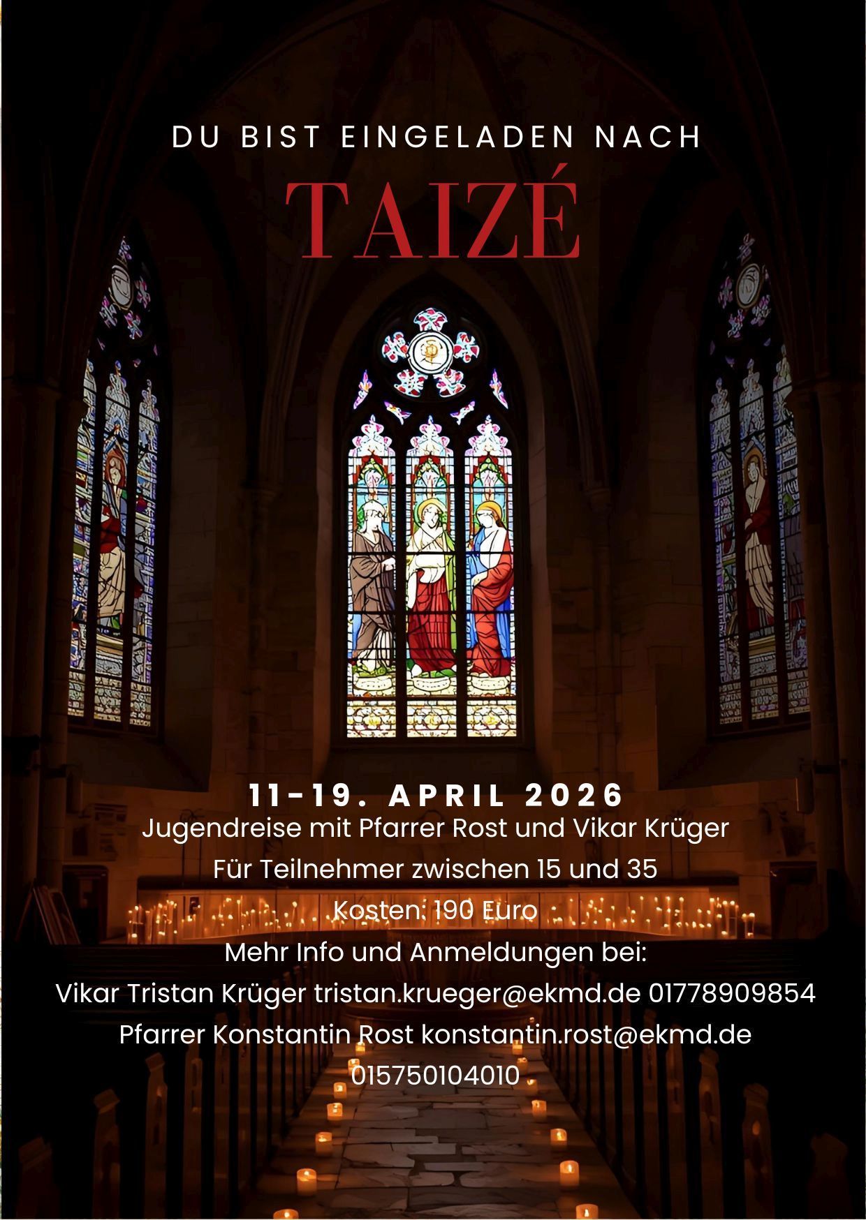 Du betrachtest gerade Taizéfahrt für 15- bis 35-Jährige