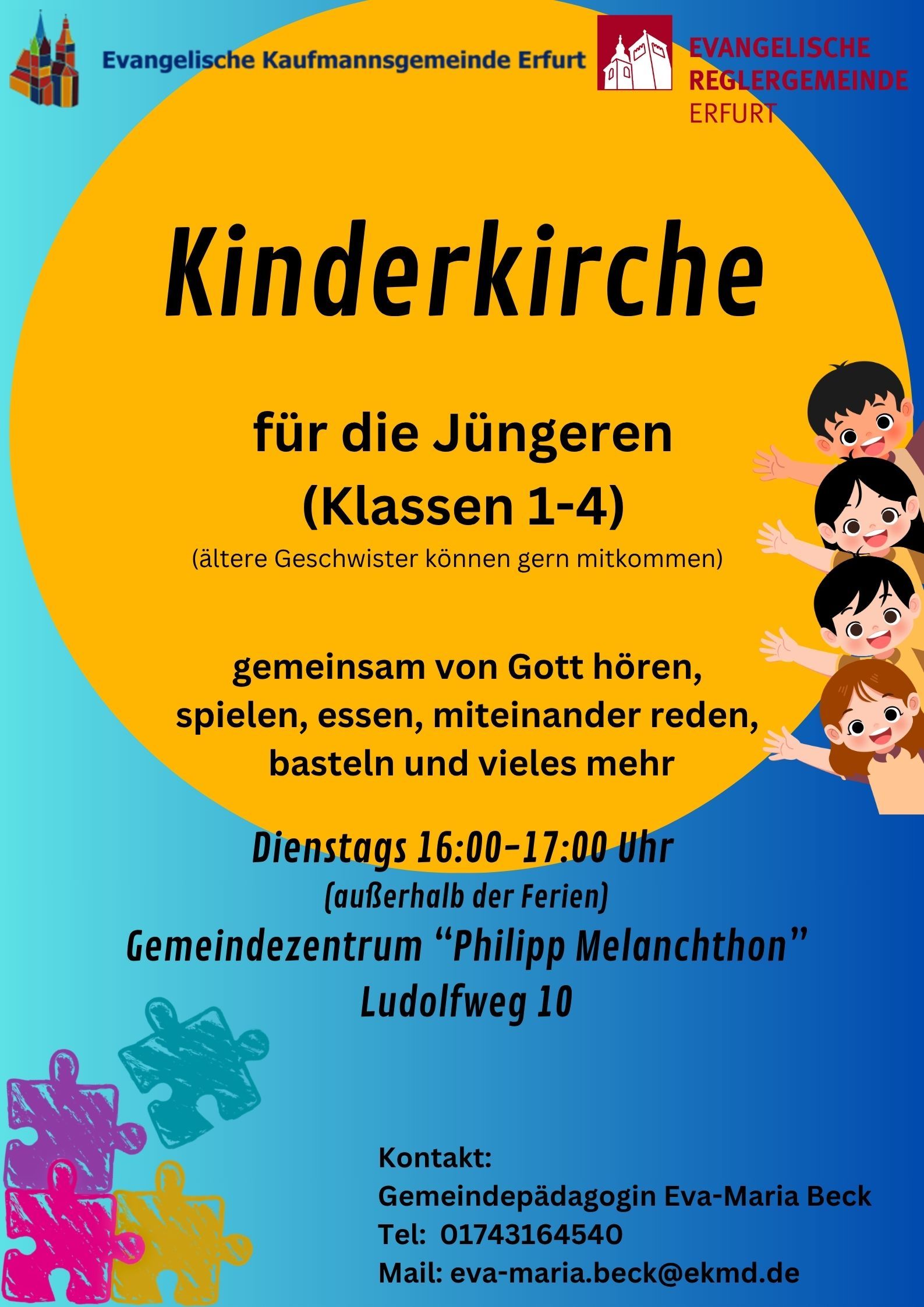 Du betrachtest gerade Kinderkirche für die Jüngeren (Klassen 1 bis 4)