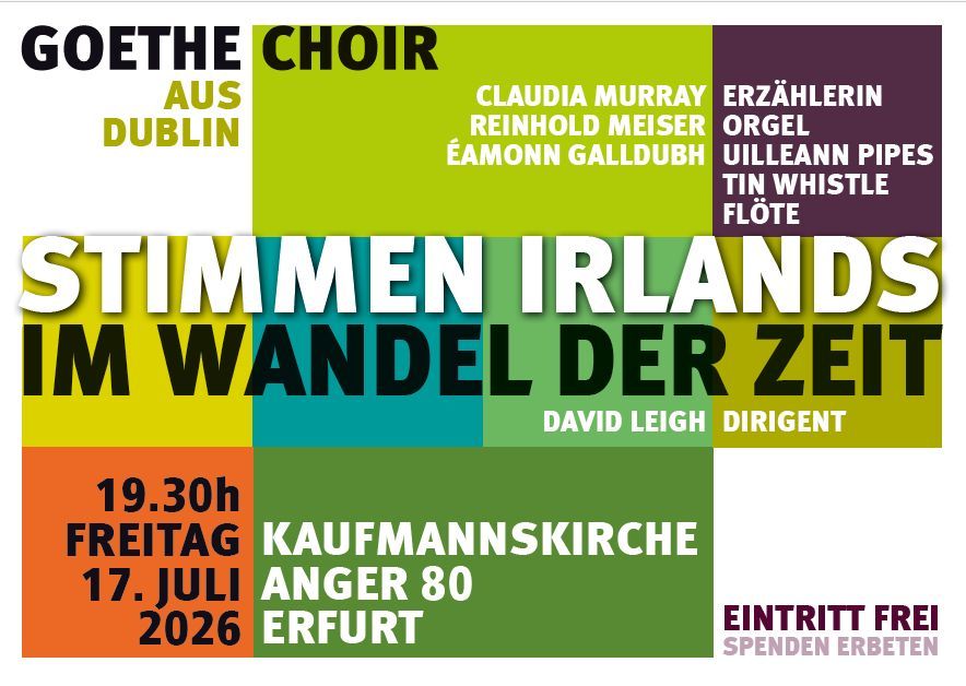 Du betrachtest gerade Chorkonzert mit dem Goethe-Choir Dublin