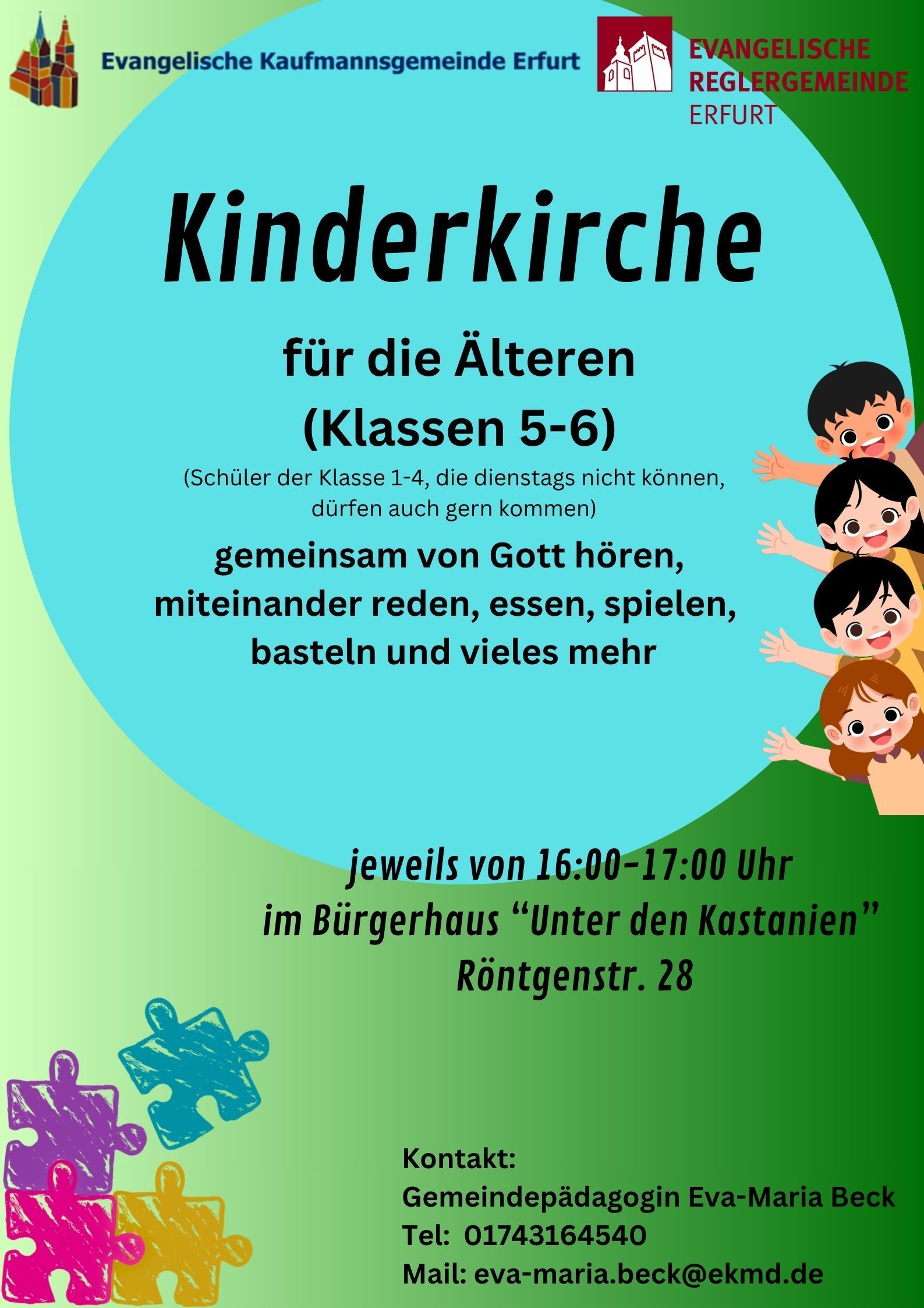 Du betrachtest gerade Kinderkirche für die Älteren (Klassen 5 und 6)